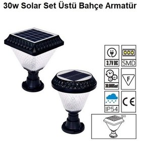 Resim Solar Set Üstü Bahçe Armatürü 