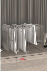 Resim boz concept home Koltuk Yanı Metal Dergilik Space Age Dekoratif Metal Gazetelik, Plaklık ve Ev Düzenleyici Kitap Rafı 