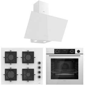 Resim Ferre Fryart&Steamart Sc serisi Beyaz 3'lü Ankastre Set ( xe64cb-sc206-d078 ) 