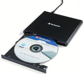 Resim Verbatim Harici Slimline CD/DVD Writer USB 2.0 