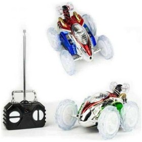 Resim Akrobat Araba Büyük Boy Taklacı Araba Kumandalı Dasher Akrobat 