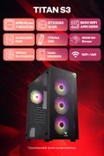 Resim Game Garaj Titan S3 AMD Ryzen 7 9800X3D 32GB RAM 1TB SSD RTX5080 240mm Sıvı Soğutma FreeDOS Oyuncu Tavsiye 
