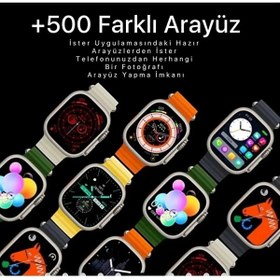 Resim Dt8 Ultra 2.0 Inç Nfc Özellikli Bt Çağrı Destekli Akıllı Saat 49mm 