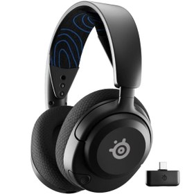 Resim Steelseries Arctis Nova 5P WIRELESS & BT Siyah Gaming Kulaklık Steelseries