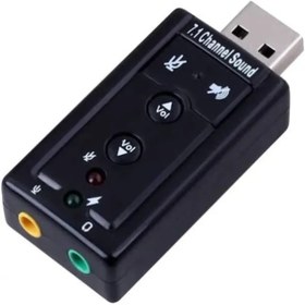 Resim SOUNDQUEST USB 7.1 Virtual Channel Sound Adapter SES KARTI 