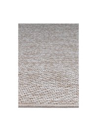 Resim Berena Naturel Jüt Halı Örme Kilim Sisal Hasır Halı Mutfak Balkon Halısı Krem-120x170 