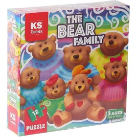 Resim Nessiworld PRS 32705 The Bear Family Pre School Puzzle -KSPuzzle 
