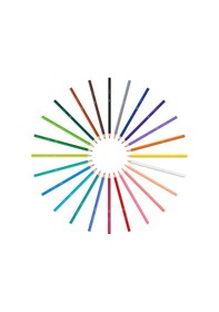 Resim Bic Kids Evolution Metal Tüp Kuru Boya Kalemi 24 + 1'li 