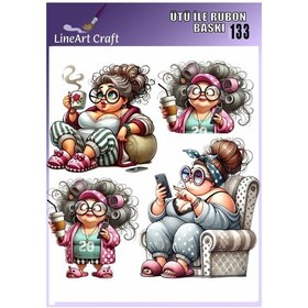Resim Ütü İle Rub On Transfer Kağıdı - No: 133 30x30 Cm 