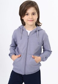 Resim Toontoy Kids Toontoy Erkek Çocuk Baskılı Hırka Koyu Gri 