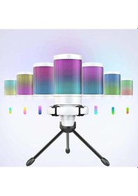 Resim Fifine Ampligame A6V RGB USB Mikrofon Beyaz 