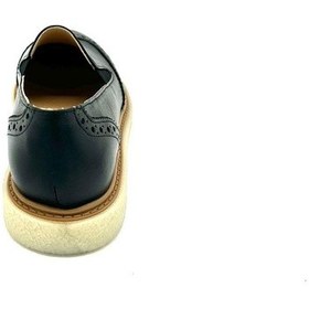 Resim Siyah Strada Hakiki Deri Kadın Loafer Ayakkabı Siyah 