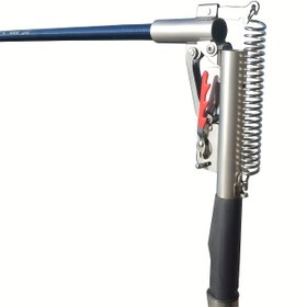 Resim 1 adet Otomatik Teleskopik Balıkçılık Kamışı, Rahat EVA Sap, Paslanmaz Çelik Kılavuzlar & Fiberglas Gövde - Mavi, 2.4m/7.87ft, Orta Hızlı Eylem, Açık Deniz Balıkçılığı İçin İdeal, Çok Yönlü Balıkçılık Aracı | Ergonomik Sap Tasarımı | Dayanıklı Balıkçılık Kamışı 