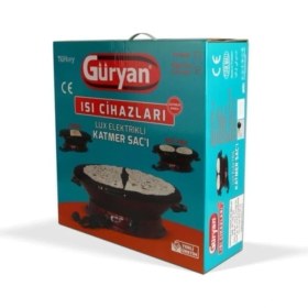 Resim Güryan Elektrikli Ekmek Gözleme Katmer Yufka Sacı Emaye Yüzey 