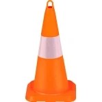 Resim 50 cm Kırılmaz Trafik Konisi (Reflektifli) UT 5002 