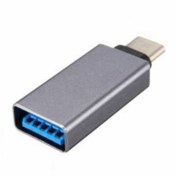 Resim USB Type-C OTG Dönüştürücü Adaptör Gri Cortrea