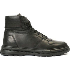 Resim Kids Club Shoes Greyder 75041 MR Casual Erkek Bot SİYAH 