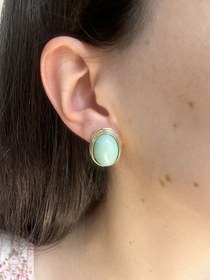 Resim Firuze Taşlı Küpe 