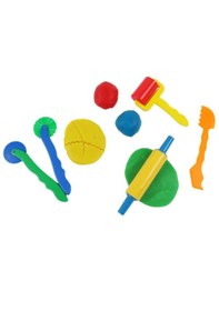 Resim Doğal Oyun Hamuru Şekillendirici Seti 5 Parça 4 Adet 