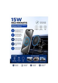 Resim Fhd-14 360 Wireless Kablosuz 15w Şarj Mıknatıslı Havalandırma İç 