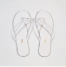 Resim Kadın Çapraz Beyaz Parmak Arası Terlik Beyaz 