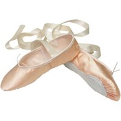 Resim Astra Bry Sat Uzun Kurdeleli Somon Saten Bale Patiği 