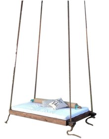 Resim Bamena Wood Privet Ahşap Salıncak 