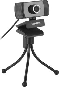 Resim Wcam11 1080P Usb Web Kamera + Mini Tripod Dark