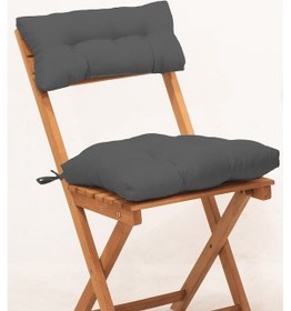 Resim 4+1 Minderli Balkon Bahçe Mutfak Bistro Set Katlanır Masa-sandalye Ahşap 