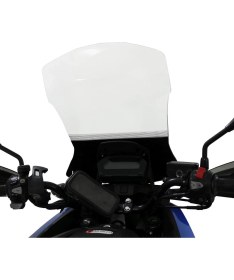 Resim GP Kompozit Honda NC 700 X / NC 750 X 2016-2020 Uyumlu Baskılı Tur Camı Şeffaf 58 cm 