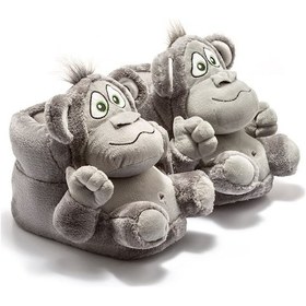 Resim Twigy Monkey Unisex Hayvanlı Panduf Gri 36/43 AA0601 Gri 