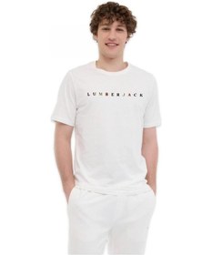 Resim Lumberjack 6m Ml Messus 11urbng2022 6fx Kısa Kolu Krem Unisex T-shirt Ekru 