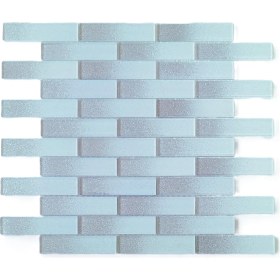 Resim MozaiKristaL Mutfak Tezgah Arası Kristal Cam Mozaik. Cam Ölçüsü: 23X98X4 Mm. File Ölçüsü: 30X30 Cm. Renk: Beyaz-Siyah Gümüş Efekt. ( 1 Koli = 11 File Karo = 1 m2 fiyatıdır ) 