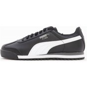 Resim Puma Roma Basic Jr Kadın Siyah Spor Ayakkabı 35425901 Beyaz - Siyah 