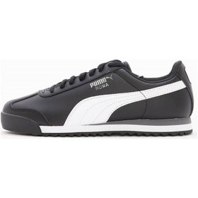 Resim Puma Roma Basic Jr Kadın Siyah Spor Ayakkabı 35425901 Beyaz - Siyah 