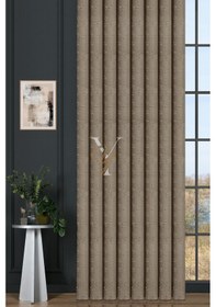 Resim Kenzo Fon Perde V-678 Krem Krem 