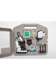 Resim -50x-100x-200x-400x-600-1200x Çocuklariçin Eğitici Projektörlü Mikroskop Seti 