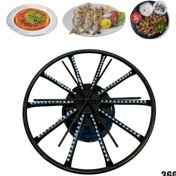 Resim Vakia Sülale Boy Döner Başlıklı 45 Cm Künefe Su Böreği Kadayıf Balık Katmer Pişirme Ocağı 