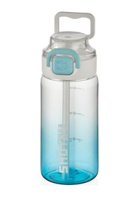 Resim Shotay Su Matarası Straw Gradient Polikarbon Mavi 600ml 