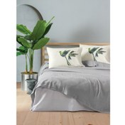 Resim Cotton Box Bond Tek Kişilik Pike Takımı Merops Gri 