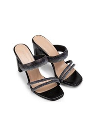 Resim Deery Siyah Topuklu Kadın Abiye Ayakkabı - N5555zsyhm01 siyah 