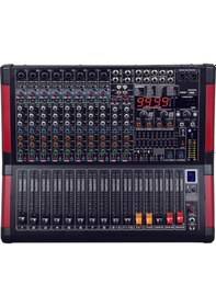 Resim Odo Md-12m299-9 12 Kanallı Çift Efektli 2x900 Watt Anfili Power Mikser 