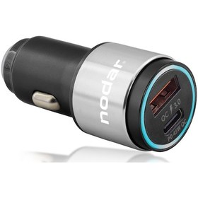 Resim Araç Şarj Adaptörü Usb + Type-c Pd Qc 3.0 45w Metal - Siyah Nd1076 Standart 