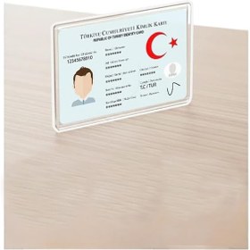 Resim Kimlik Ehliyet Kabı Şeffaf 3 Adet Yumuşak Esnek Şeffaf Kırılmaz Kredi Kartı Koruyucu Kart Kılıfı Kart Kabı Plastik 