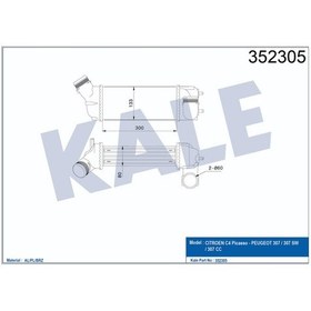Resim Intercooler C4 Picasso 2.0Hdi 2006-Peugeot P307 P307 Sw P307 504647237 