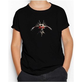 Resim Diablo Hellfire DiabloII Siyah Çocuk Tişört Siyah 