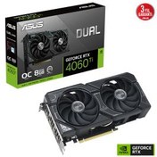 Resim Asus DUAL GeForce RTX 4060 Ti OC Edition 8GB 128 Bit DLSS 3 Ekran Kartı 