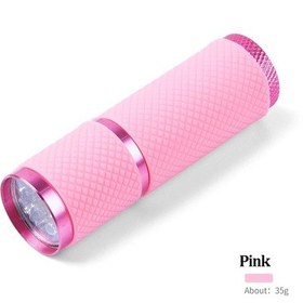 Resim Mini 9 Led El Feneri Tırnak Kurutucu Uv İşık Lambası İçin Jel Lehçe Manikür Tırnak Sanat Araçları El Düzenlenen Hızlı Kurutma Makinesi Taşınabilir Black 