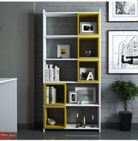 Resim Variant Variant Box Kitaplık - Beyaz / Sarı 