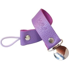 Resim Kidful Bitkisel Boyalı Emzik Askısı Lavender Mor 
